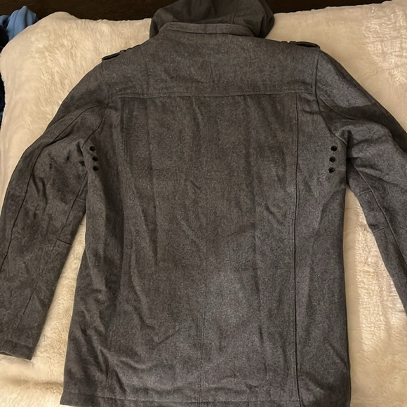 ♦️SALE ♦️GUESS Men's Coat Dark Grey - Picture 3 of 6